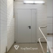 Установили 9 противопожарных дверей в городе Климовск